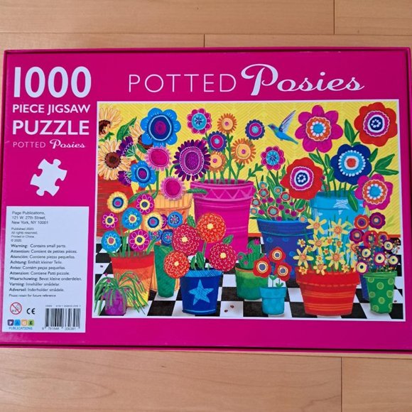 Jigsaw Puzzle - 1000 Pieces - Potted Posies - Picture 2 of 3